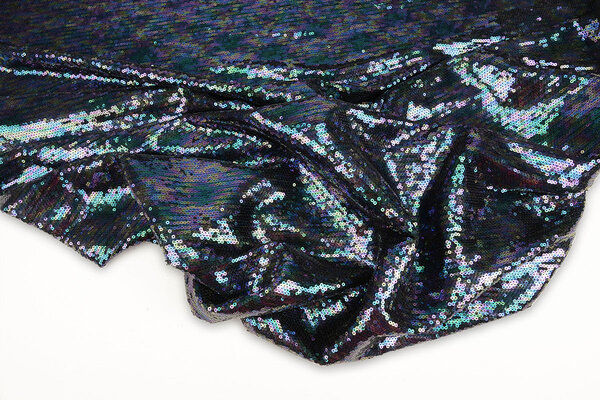 Mesh Geborduurd Pailletten Jolie Mermaidcolor 2 Mesh Geborduurd Pailletten Jolie Mermaidcolor 2