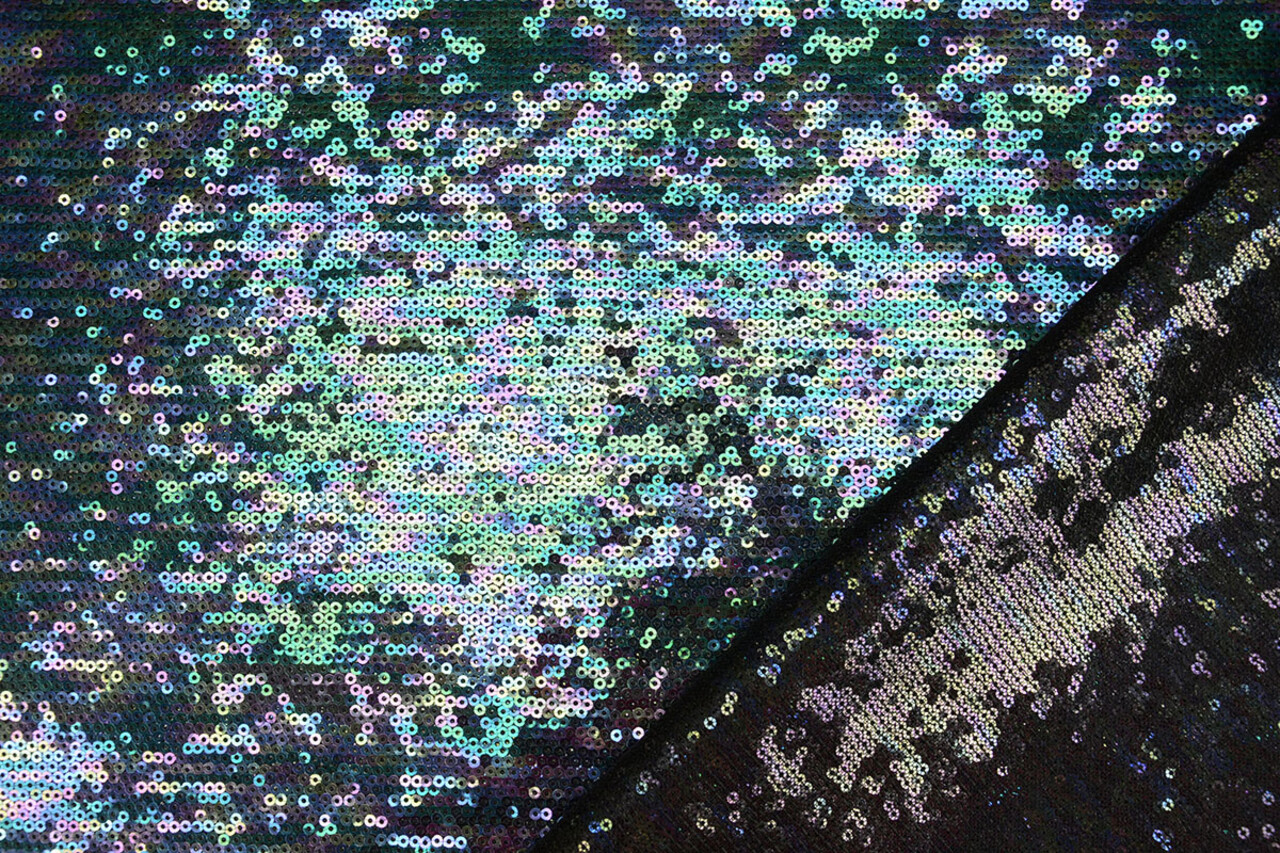 Mesh Ricamato Paillettes Jolie Mermaidcolor 2 Mesh Ricamato Paillettes Jolie Mermaidcolor 2
