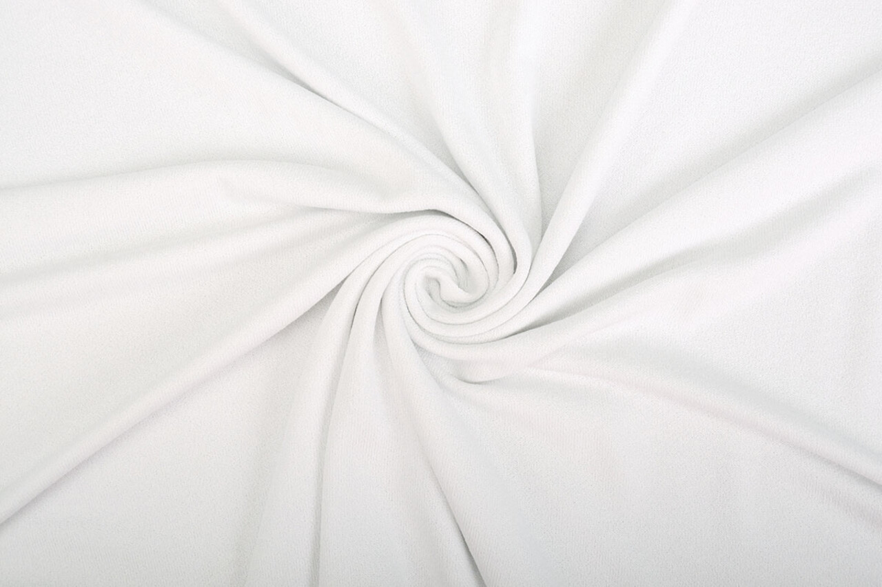 Oeko-Tex®  Crepe Jersey White Oeko-Tex®  Crepe Jersey White