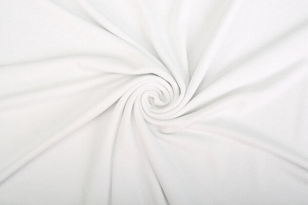 Oeko-Tex®  Crepe Jersey Wit Oeko-Tex®  Crepe Jersey Wit