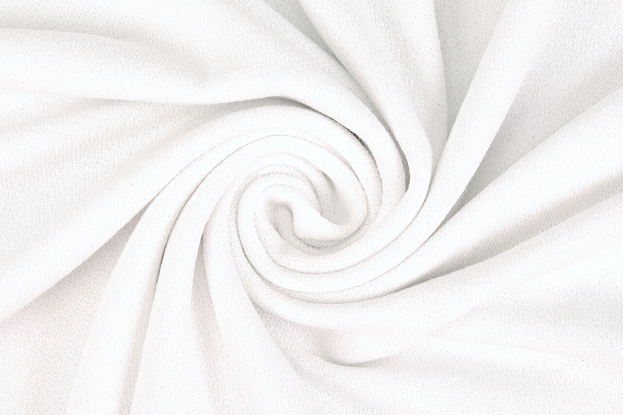 Oeko-Tex®  Crepe Jersey Wit Oeko-Tex®  Crepe Jersey Wit