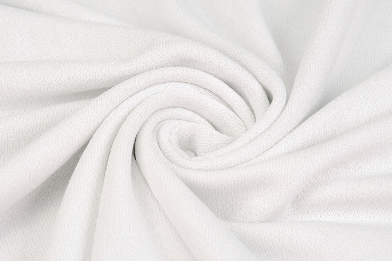 Oeko-Tex®  Crepe Jersey Weiß Oeko-Tex®  Crepe Jersey Weiß