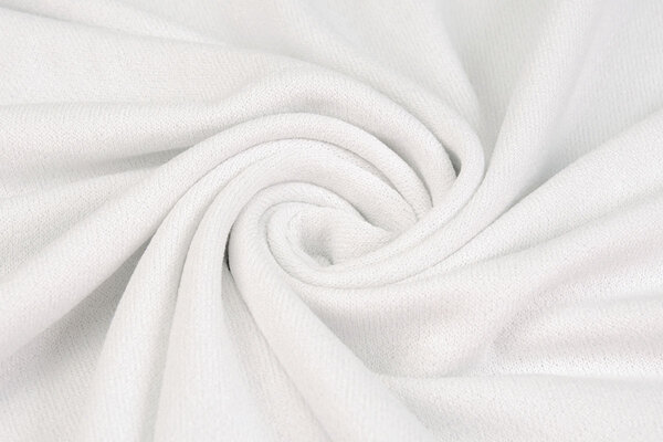 Oeko-Tex®  Crepe Jersey Weiß Oeko-Tex®  Crepe Jersey Weiß