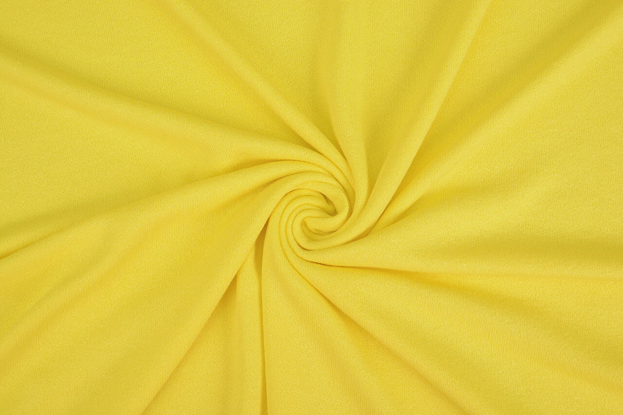 Oeko-Tex®  Crepe Jersey Yellow Oeko-Tex®  Crepe Jersey Yellow