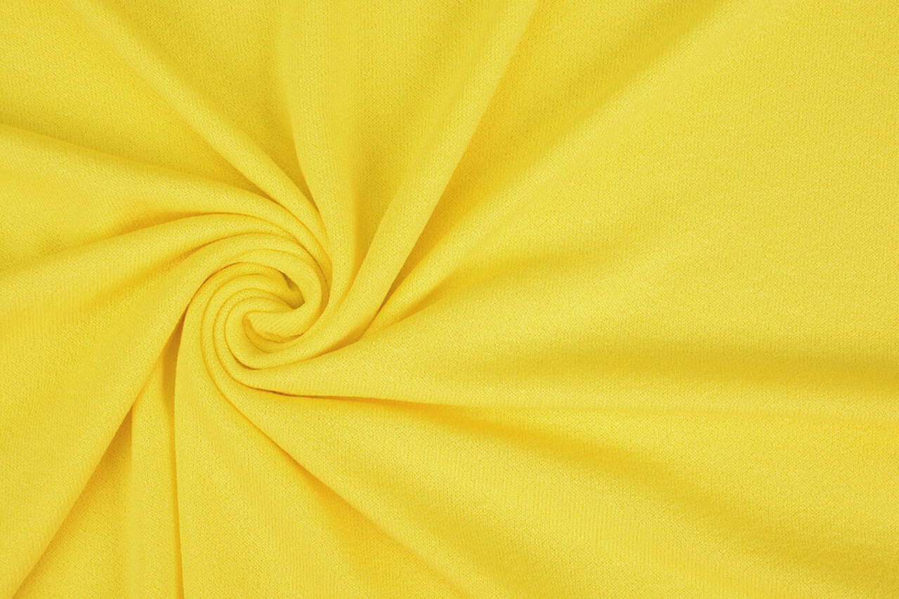 Oeko-Tex® Crêpe Jersey Giallo Oeko-Tex® Crêpe Jersey Giallo