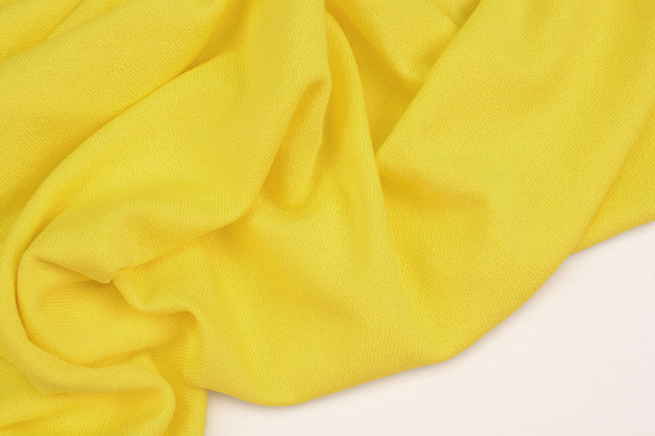 Oeko-Tex® Crêpe Jersey Jaune Oeko-Tex® Crêpe Jersey Jaune
