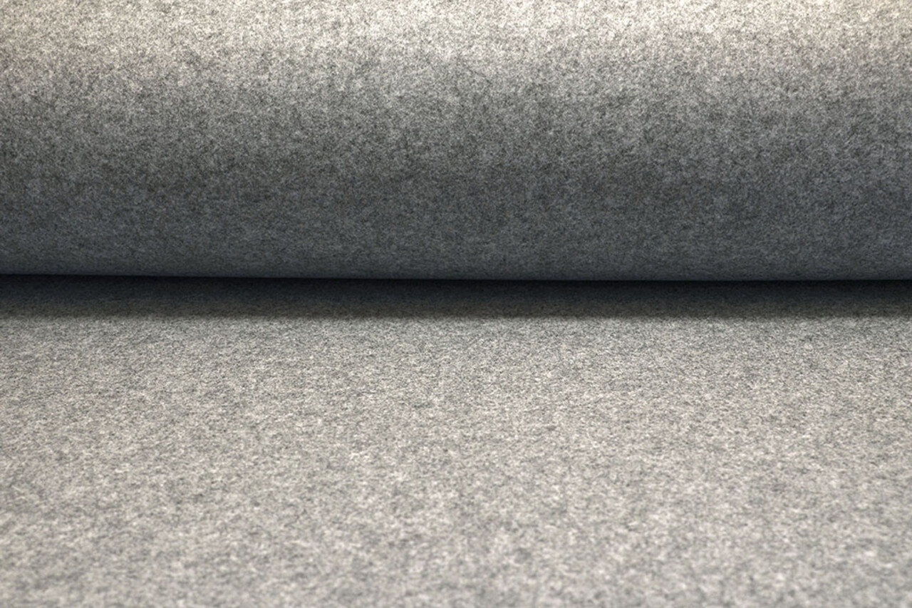 Feutre Coréen 1 Mm Gris Clair Melange