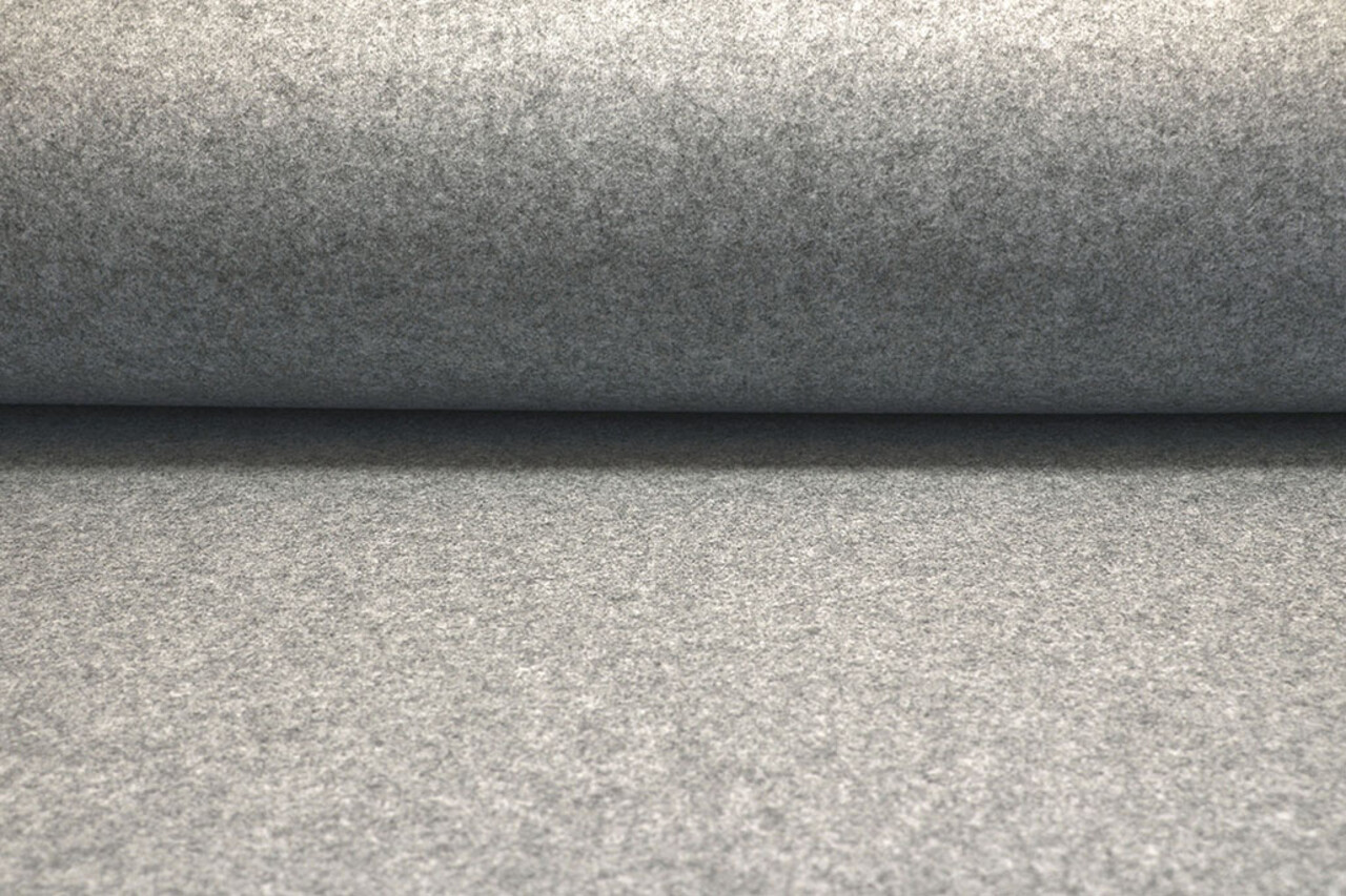 Korean Felt 3 mm Light Grey Melange Korean Felt 3 mm Light Grey Melange