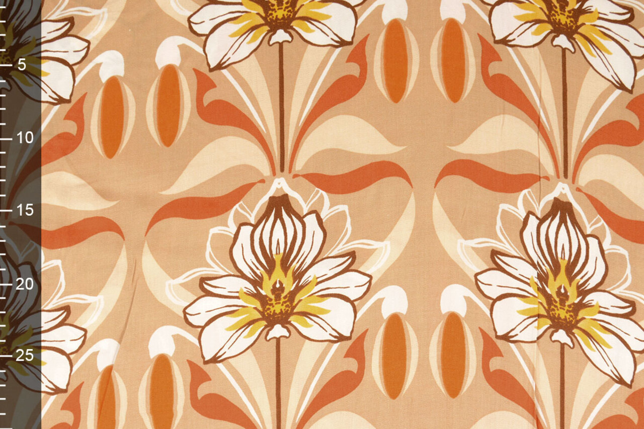 100 % Viscose Iris Sable Orange