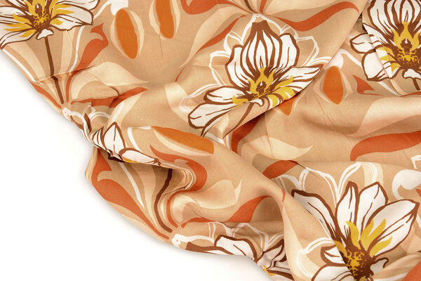 100% Viskose Iris Sand Orange 100% Viskose Iris Sand Orange