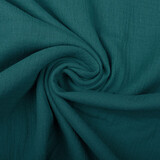 Oeko-Tex®  Double Gauze Fabric Petrol