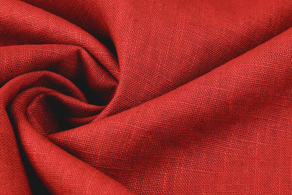 Oeko-Tex®  Washed Linen Red
