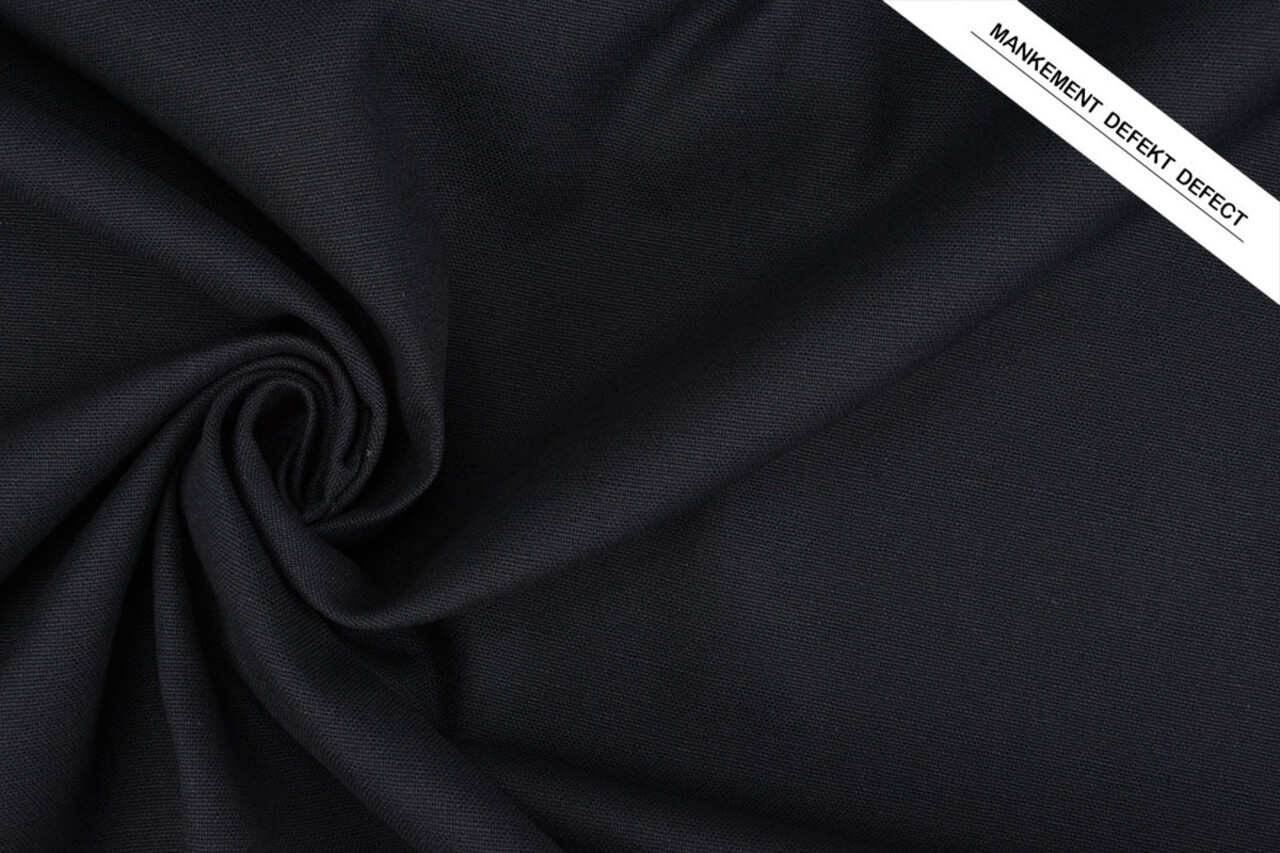 Linen Cotton Navy Blue Linen Cotton Navy Blue