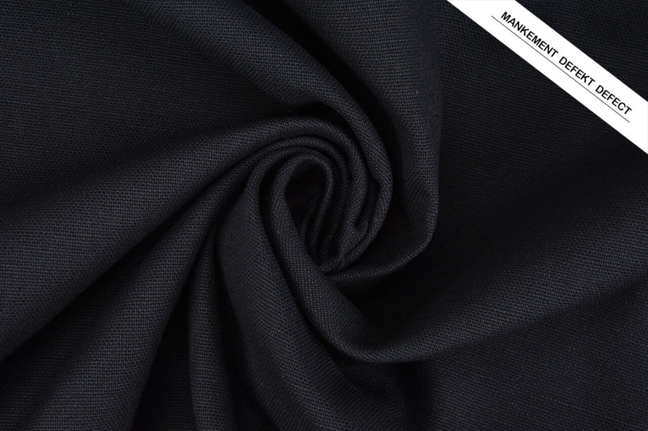 Linen Cotton Navy Blue Linen Cotton Navy Blue