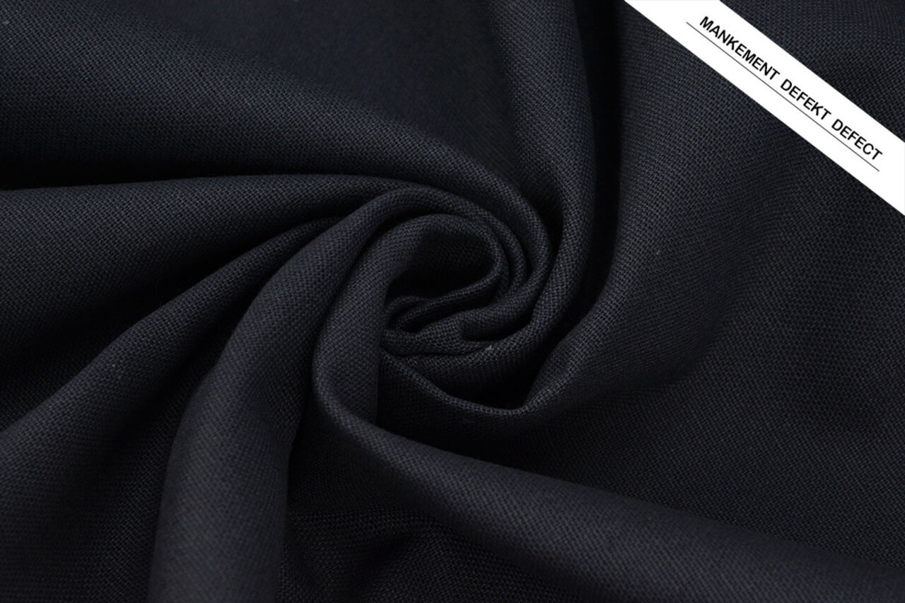 Linen Cotton Navy Blue Linen Cotton Navy Blue