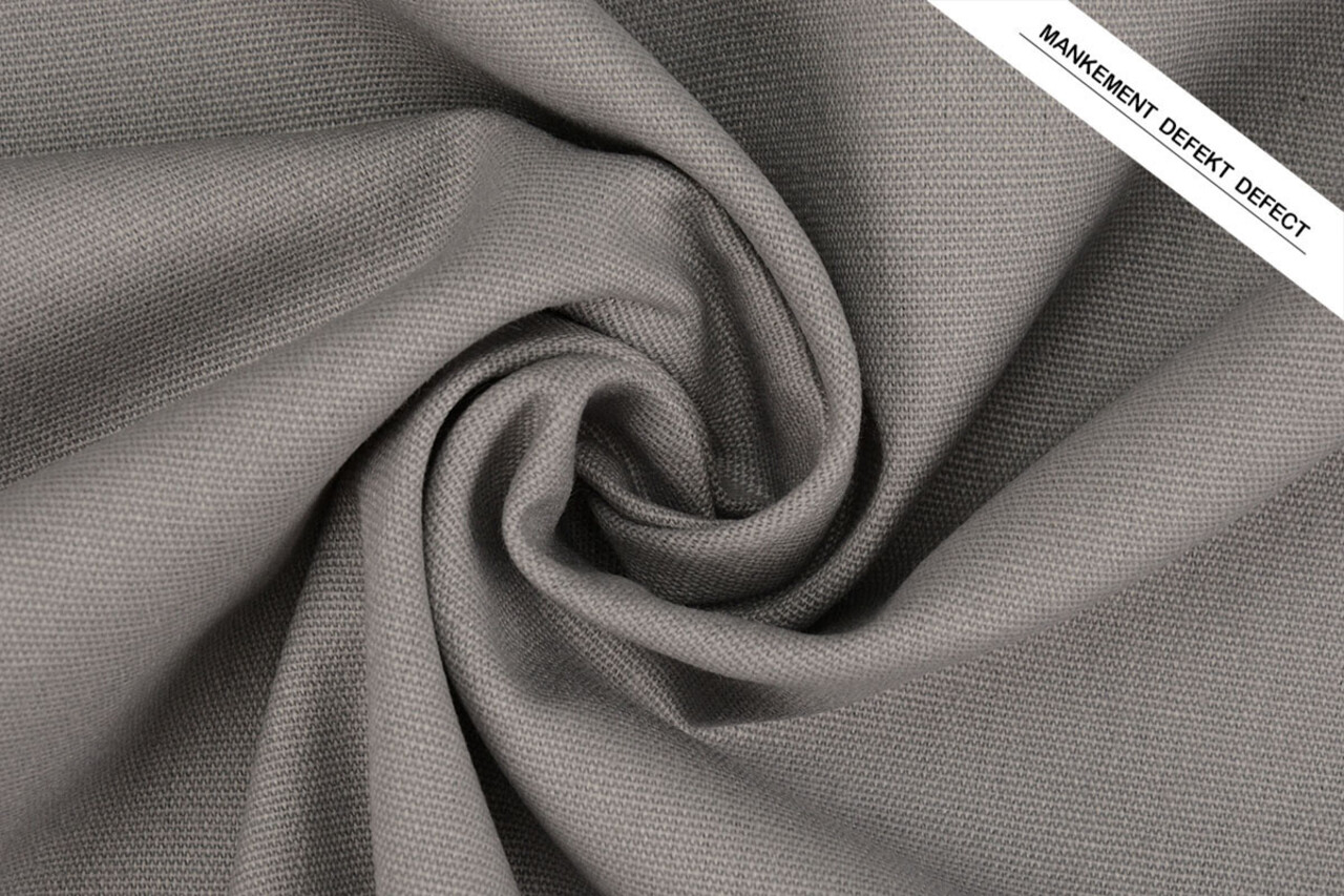 Leinen Baumwolle Hell Grau