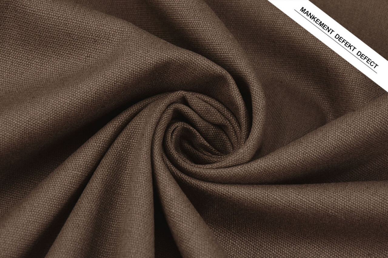 Lino Cotone Marrone Lino Cotone Marrone