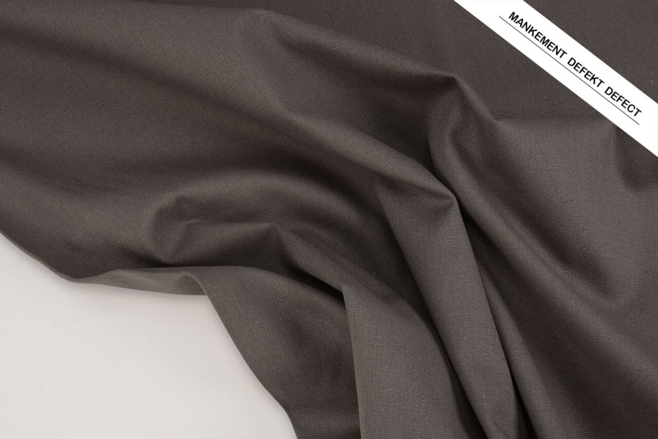 Linen Cotton Dark Mauve Grijs