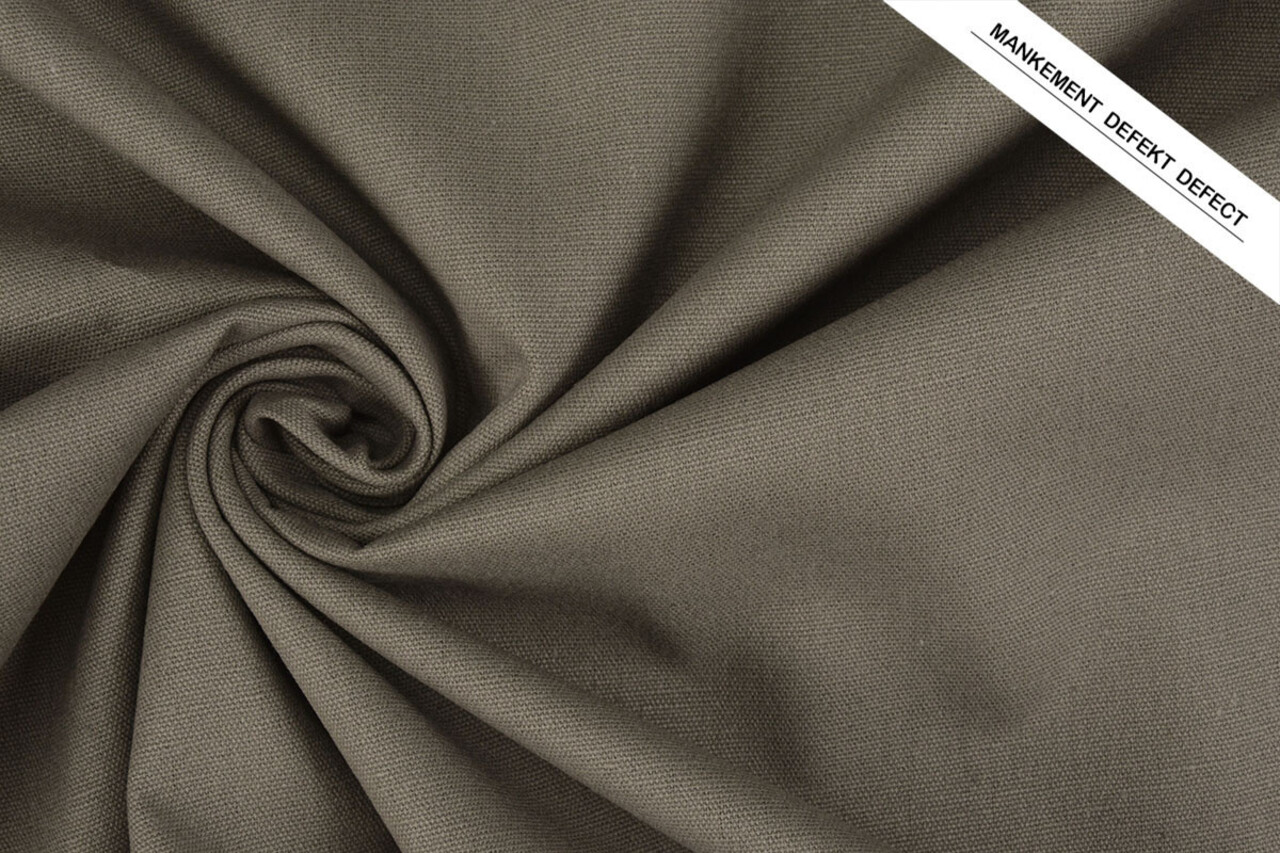 Lino Cotone Grigio Verde