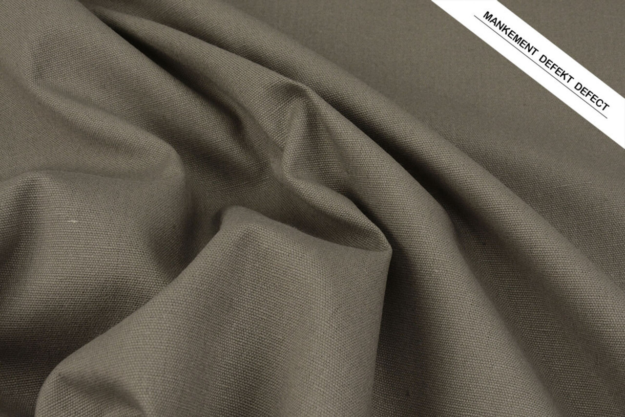Lino Cotone Grigio Verde