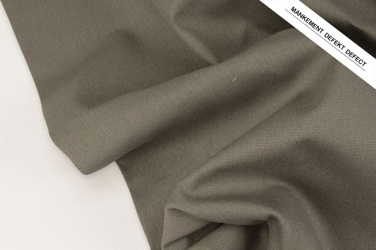 Lino Cotone Grigio Verde