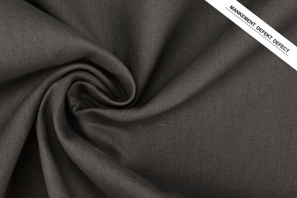 Lino y Algodón Gris Oscuro Lino y Algodón Gris Oscuro