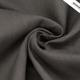 Lino y Algodón Gris Oscuro Lino y Algodón Gris Oscuro