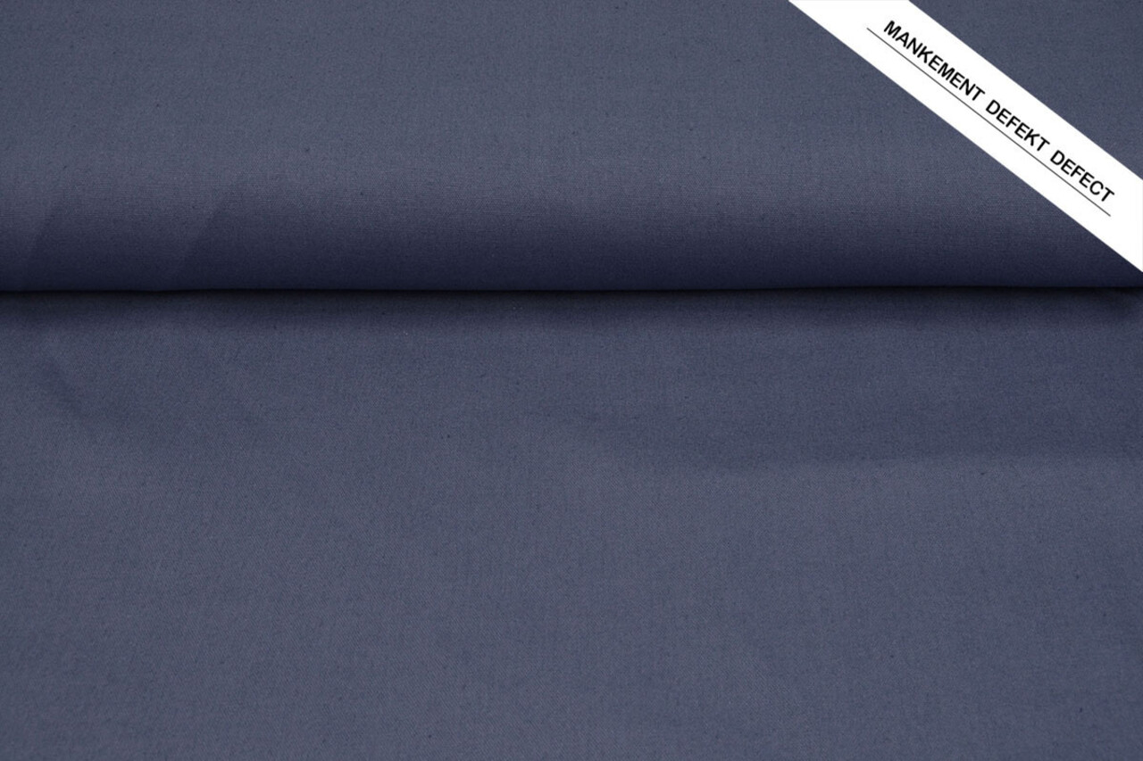 Leinen Baumwolle Lila Blau