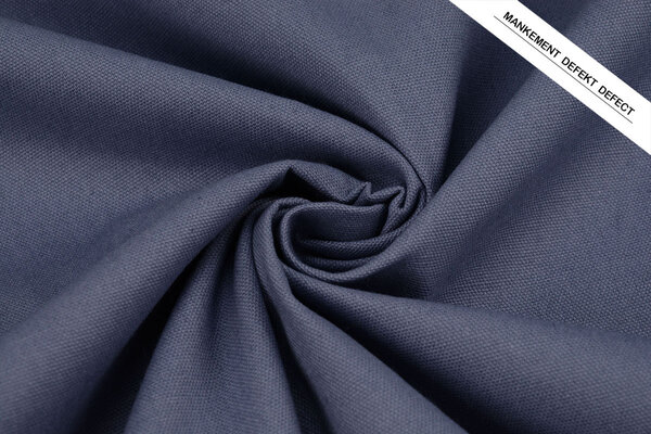 Leinen Baumwolle Lila Blau