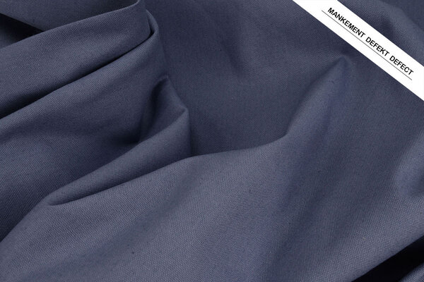 Leinen Baumwolle Lila Blau