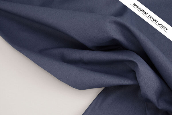 Leinen Baumwolle Lila Blau