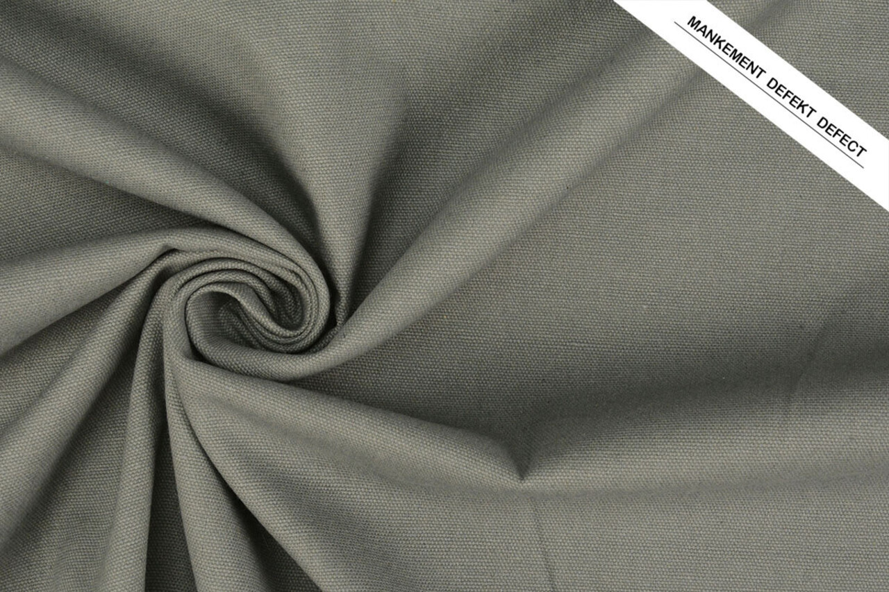 Leinen Baumwolle Altgrün