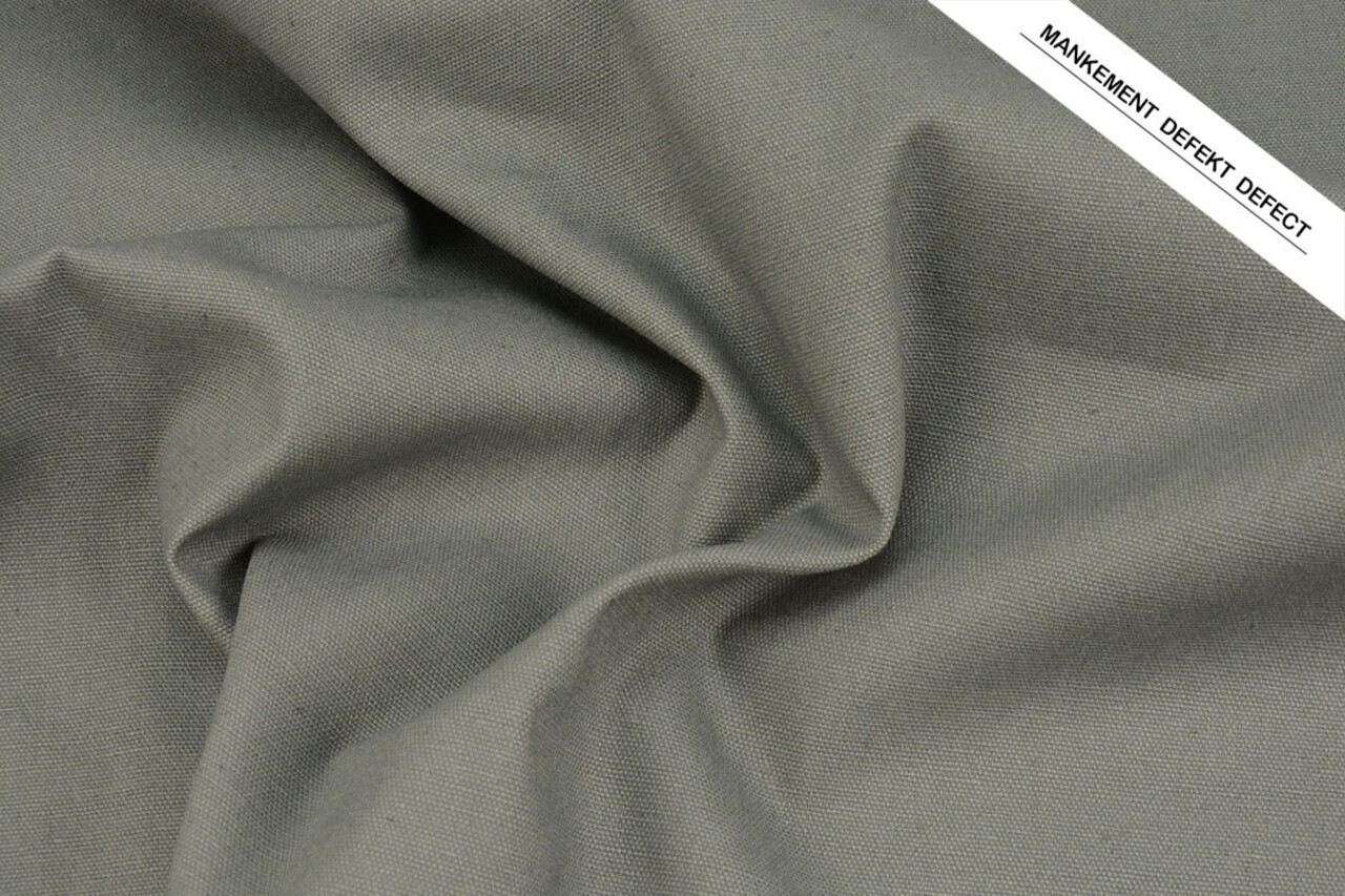 Leinen Baumwolle Altgrün