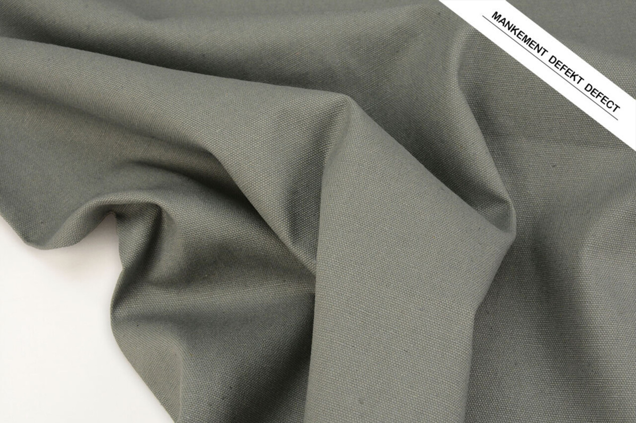 Leinen Baumwolle Altgrün