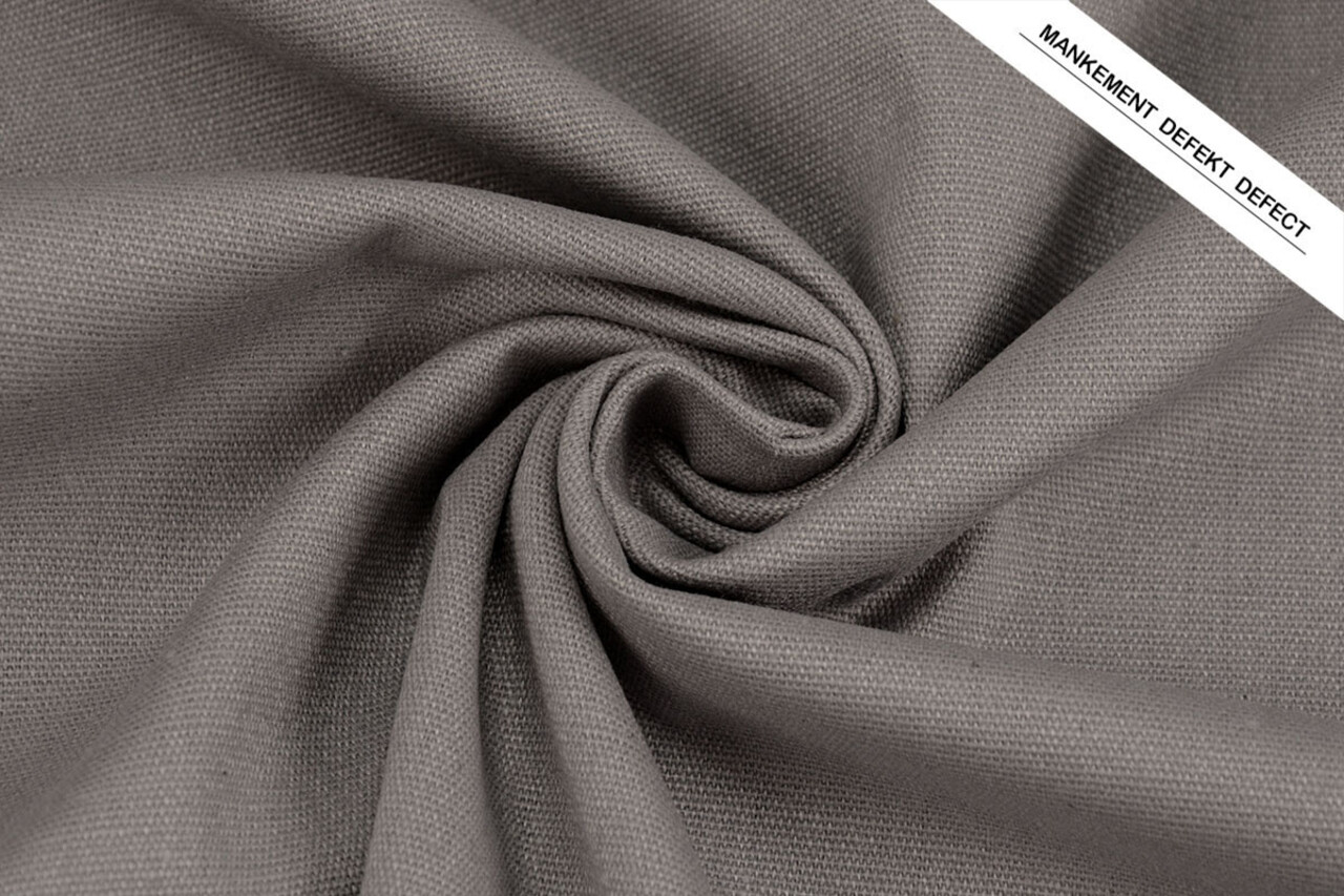 Linen Cotton Mauve Grey