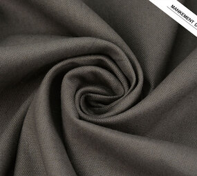 Leinen Baumwolle Anthrazit