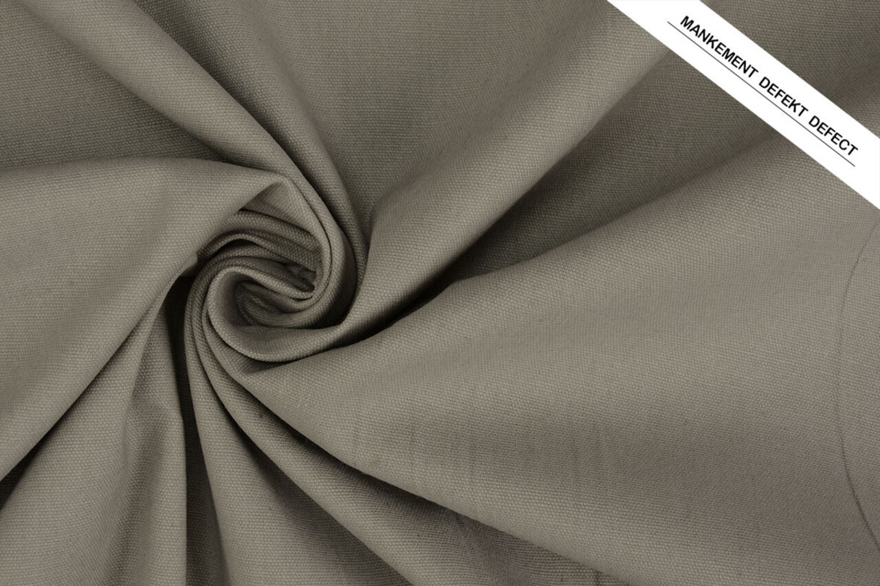 Lin Coton Gris Clair Vert