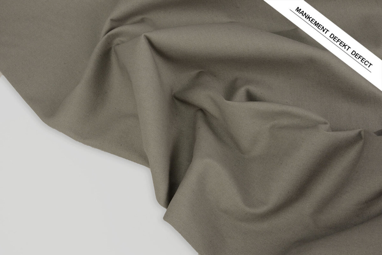 Lino Cotone Grigio Chiaro Verde