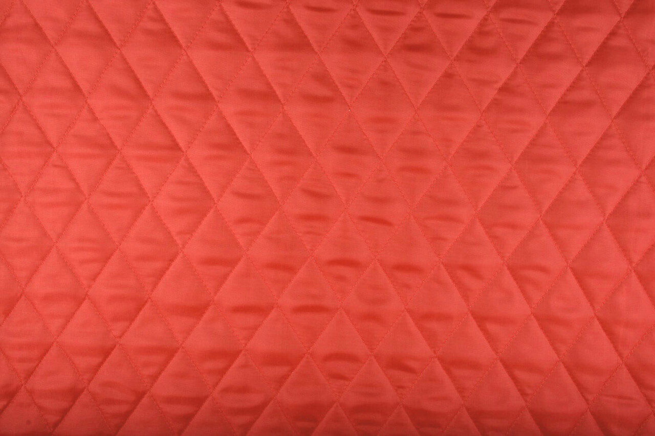 Quilted Lining Red
