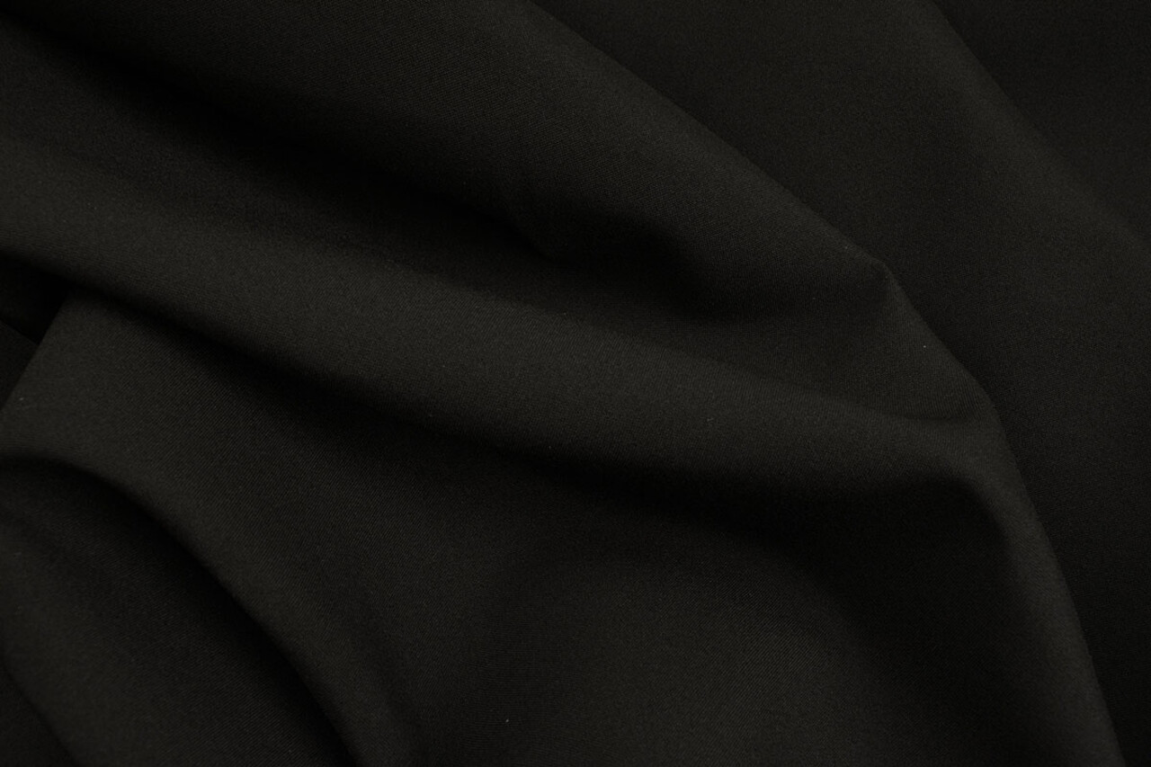 Ungewaschenes Bi-Stretch Schwarz