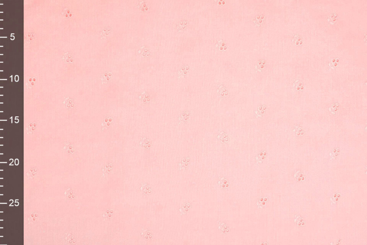 Embroidery Cotton Lily Pink