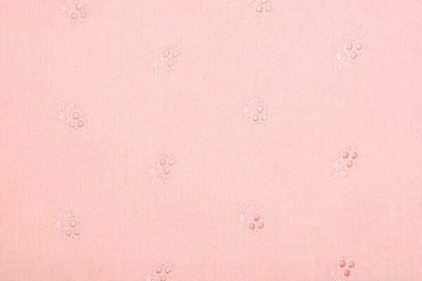 Embroidery Cotton Lily Pink
