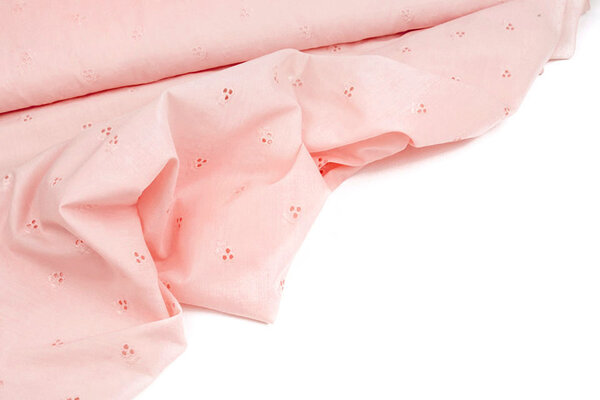 Embroidery Cotton Lily Pink