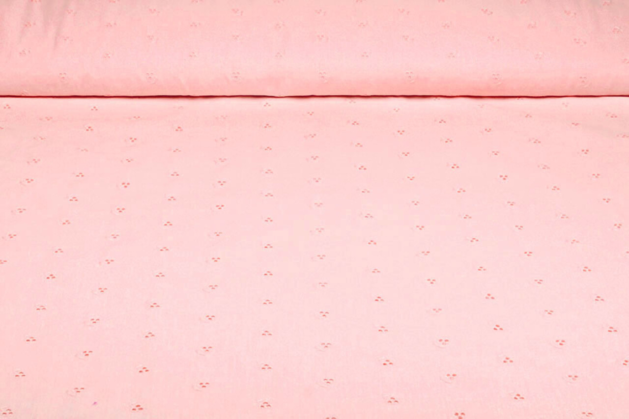 Stickerei Baumwoll Lily Rosa