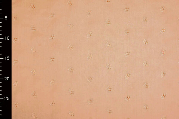 Broderie Katoen Lily Peach Broderie Katoen Lily Peach