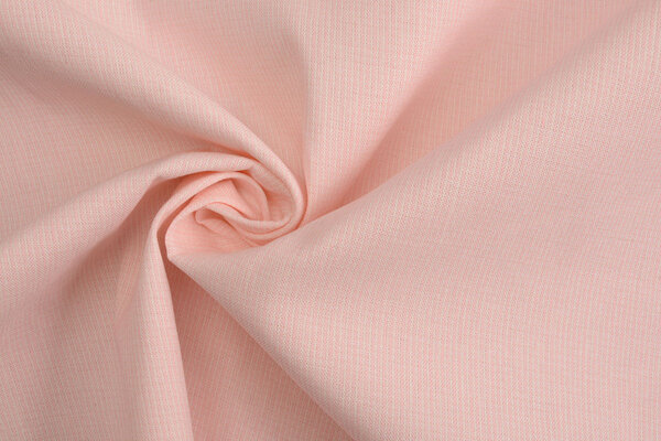Écru Non Blanchi Coton Polyester Rayures Rose