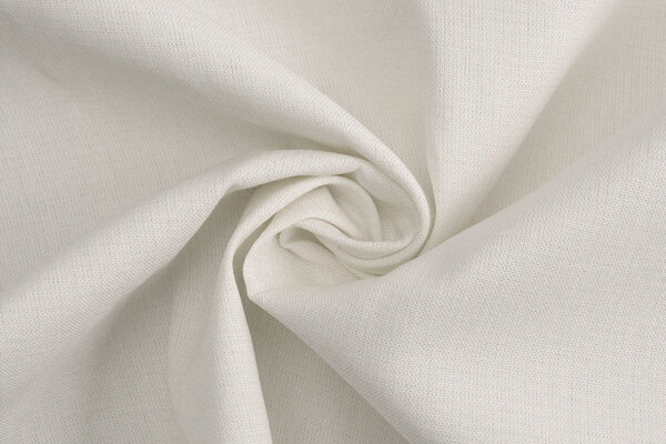 Écru Non Blanchi Coton Polyester Rayures Rose