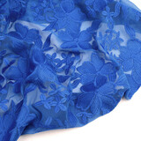 Mesh Embroidered  Eloise Royal Blue Mesh Embroidered  Eloise Royal Blue