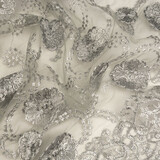 Mesh Embroidered Francesca Light Grey Mesh Embroidered Francesca Light Grey