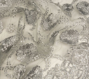Mesh Embroidered Francesca Light Grey Mesh Embroidered Francesca Light Grey